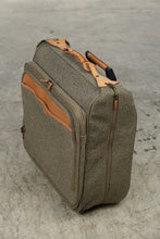 Load image into Gallery viewer, Hartmann Vintage Tweed Leather Rolling Garment Bag Suitcase 22 Inch
