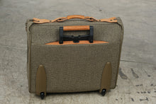 Load image into Gallery viewer, Hartmann Vintage Tweed Leather Rolling Garment Bag Suitcase 22 Inch
