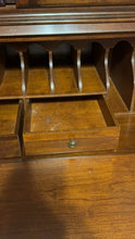 Load image into Gallery viewer, Thomasville Solid Cherry Secretary Desk with Blind Upper Bookcase
