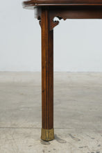 Load image into Gallery viewer, Henredon Pan Asian Vintage Mahogany Dining Table and Six Cane Seat Chairs with Two Leaves
