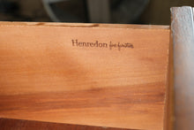 Load image into Gallery viewer, Henredon Campaign Style 2-Drawer Chest – Brass Accents &amp; Solid Wood
