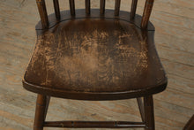 Load image into Gallery viewer, Set of Six Antique L. Hitchcock Stenciled Windsor Dining Chairs with Original Finish
