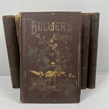 Load image into Gallery viewer, Bulwer’s Works - 9 Book Set - Late 19th Century
