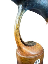 Load image into Gallery viewer, Imago Triumph Blue by Stephen Herrero (2007) – Limited Edition Eagle Sculpture, 10” Tall
