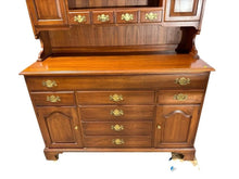 Load image into Gallery viewer, Henkel Harris Solid Black Cherry Buffet with Upper Hutch
