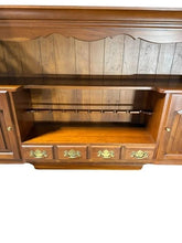Load image into Gallery viewer, Henkel Harris Solid Black Cherry Buffet with Upper Hutch
