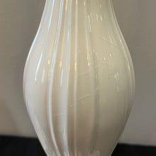 Load image into Gallery viewer, Abigails Italy White Ceramic Candlesticks Pair 12 Inch Classic Scroll Base
