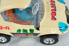 Load image into Gallery viewer, Vintage Mighty Mo Japanese Police Battery Operated Toy Car With Driver 9 Inch
