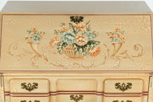 Load image into Gallery viewer, Hand-Decorated Jasper Writing Desk with Crackle Finish
