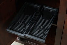 Load image into Gallery viewer, Traditional Dark Wood Entertainment Center TV Wall Unit with Media Storage Made in USA
