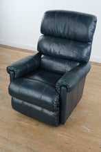 Load image into Gallery viewer, La-Z-Boy Navy Blue Leather Rocker Recliner – Plush Comfort &amp; Timeless Style
