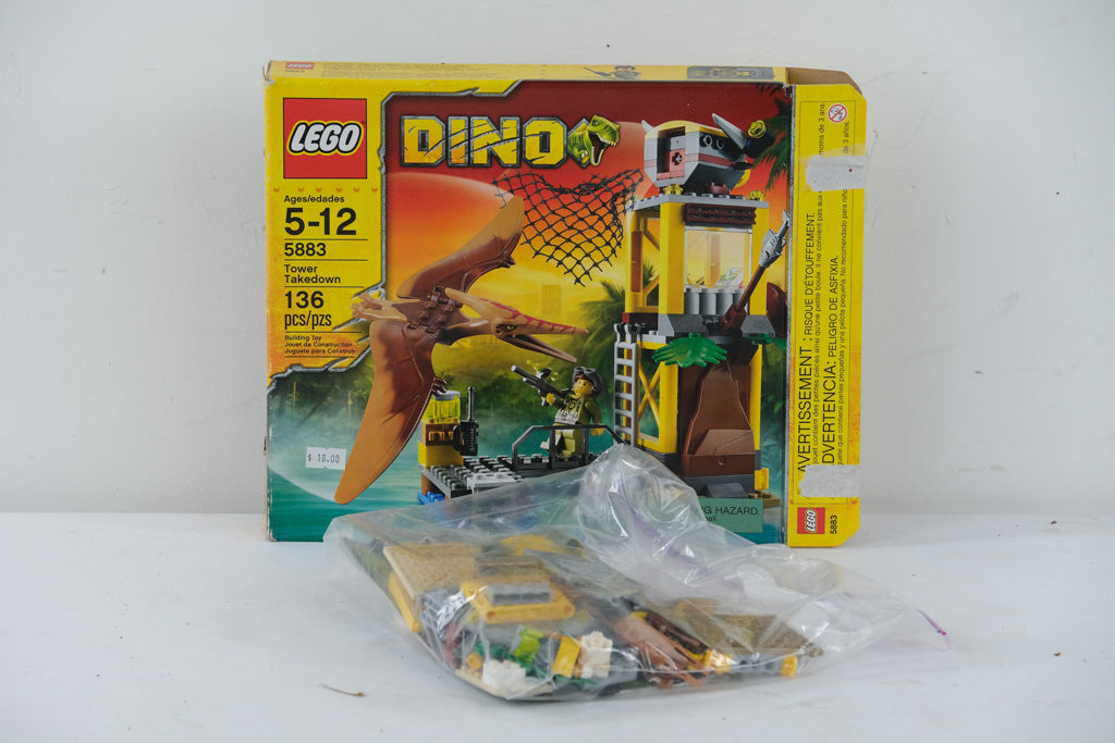 LEGO Dino 5883 – Tower Takedown – Opened, Used