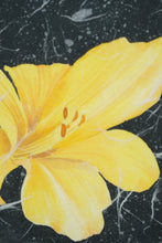 Load image into Gallery viewer, “Lily on Black” Original Miniature by June Trogdon (1997)
