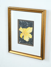 Load image into Gallery viewer, “Lily on Black” Original Miniature by June Trogdon (1997)
