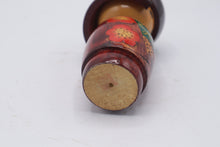 Load image into Gallery viewer, Vintage Japanese Kokeshi Doll Red Bow Floral Kimono 6 Inch
