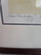 Load image into Gallery viewer, William Mangum Signed Print – &quot;Merry &amp; Bright&quot; (Framed Holiday Cardinal Art – Personalized)
