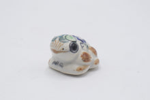 Load image into Gallery viewer, Vintage Tonala Mexico Hand Painted Ceramic Frog Figurine Miniature

