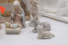 Load image into Gallery viewer, Lefton Christopher Collection 1983 Nativity Set 10 Figures

