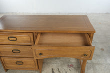 Load image into Gallery viewer, Vintage Arts and Crafts Style Oak Desk and Chair Set
