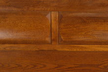 Load image into Gallery viewer, Queen Size Wood Headboard Bed Frame with Paneled Design and Metal Support Frame

