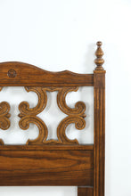 Load image into Gallery viewer, Queen Size Carved Wood Headboard with Scrollwork Panel
