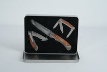 Load image into Gallery viewer, Winchester Oliver F. Winchester 200th Anniversary Commemorative 3-Piece Knife Set
