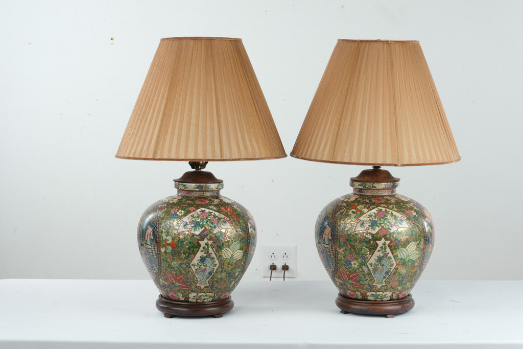 Pair of Oriental Lamps