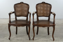 Load image into Gallery viewer, Pair of French Louis XV Style Double Cane Armchairs
