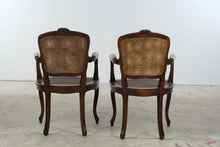 Load image into Gallery viewer, Pair of French Louis XV Style Double Cane Armchairs
