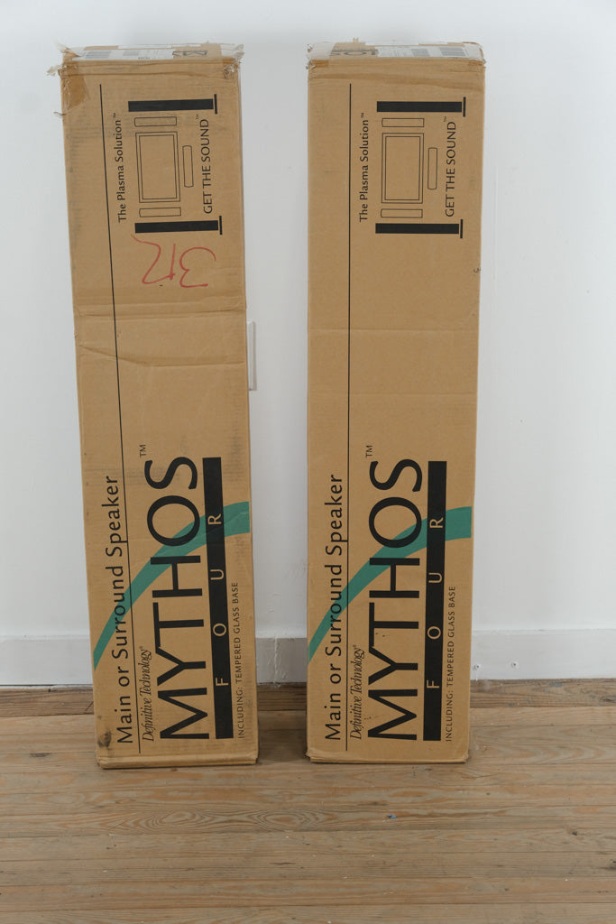Definitive Technology Mythos Four Main or Surround Tower Speakers (Pair) – With Original Boxes & Packing
