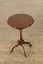 Load image into Gallery viewer, Antique-Style Pedestal Tilt-Top Side Table – Solid Wood Accent Table
