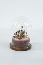 Load image into Gallery viewer, Antique Pin Cushion Under Glass Dome Sewing Pins Victorian Style Display
