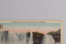 Load image into Gallery viewer, Vintage America Falls of Niagara and Cave of the Winds - Unposted
