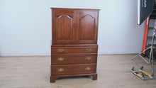 Load and play video in Gallery viewer, Henkel Harris Virginia Galleries Solid Wild Black Cherry Gentleman’s Chest
