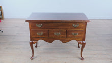 Load and play video in Gallery viewer, Cherry Dove Queen Anne Console Table / Sideboard (43&quot; x 21&quot; x 33&quot;)
