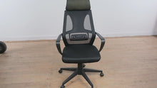 Load and play video in Gallery viewer, Ergonomic Mesh Executive Office Chair with Headrest Swivel Rolling Desk Chair
