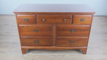 Load and play video in Gallery viewer, Davis Cabinet Company Solid Cherry Seven-Drawer Dresser with Dental Molding
