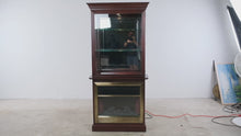 Load and play video in Gallery viewer, Philip Reinisch Hearthside Electric Fireplace and Lighted Curio Cabinet
