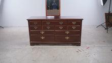 Load and play video in Gallery viewer, Thomasville Winston Court 7-Drawer Dresser with Optional Mirror
