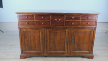Load and play video in Gallery viewer, Monumental Stanley Furniture Buffet Sideboard – Stately Solid Wood Storage
