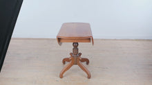 Load and play video in Gallery viewer, Vintage Cherry Drop Leaf Accent Table
