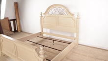 Load and play video in Gallery viewer, Pickled Oak Costa King Size Bed by Thomasville
