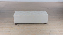 Load and play video in Gallery viewer, The Marlowe Tufted Modern Bench – 48” Wide
