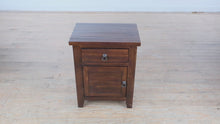 Load and play video in Gallery viewer, Rustic Nightstand with Lower Cabinet
