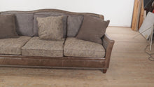 Load and play video in Gallery viewer, Leather Framed Couch by Bradington Young
