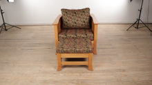 Load and play video in Gallery viewer, American Oak Arm Chair and Ottoman
