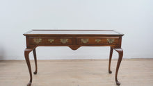 Load and play video in Gallery viewer, Harden Solid Cherry Queen Anne Console Table with Drawers and Pull Out Slides
