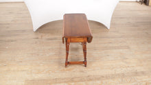 Load and play video in Gallery viewer, American William and Mary Style Drop Leaf Side Table
