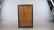 Load and play video in Gallery viewer, Thomasville Embassy Gentleman’s Chest Campaign Style Wardrobe Dresser
