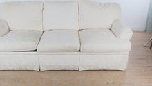 Load and play video in Gallery viewer, Traditional Damask Upholstered Sleeper Sofa with Rolled Arms
